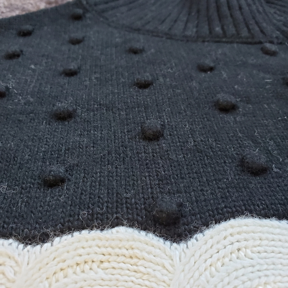 Talbots pullover cardigan poncho - Picture 4 of 6
